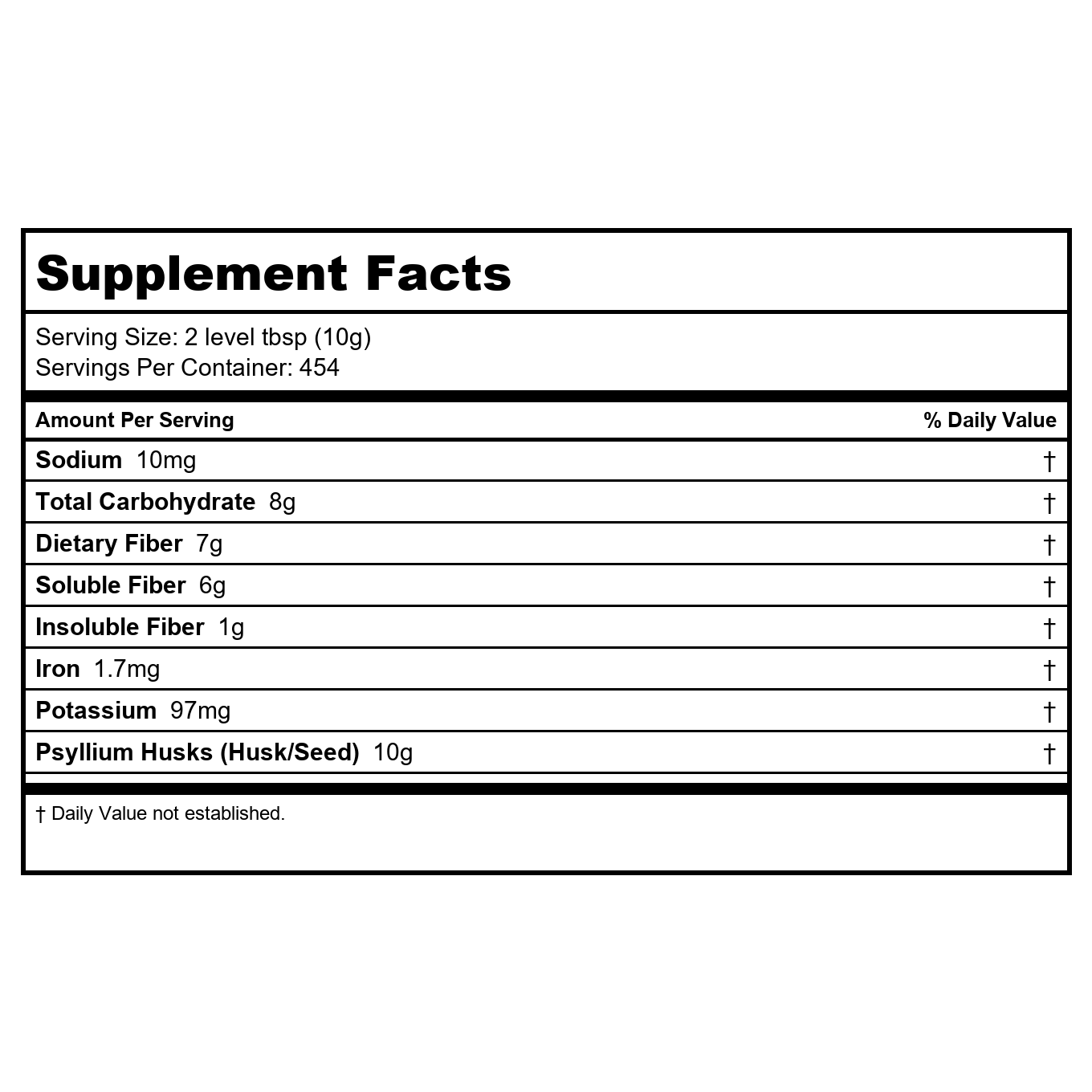 Now Foods Psyllium Husks Whole 10 Pounds - 5986