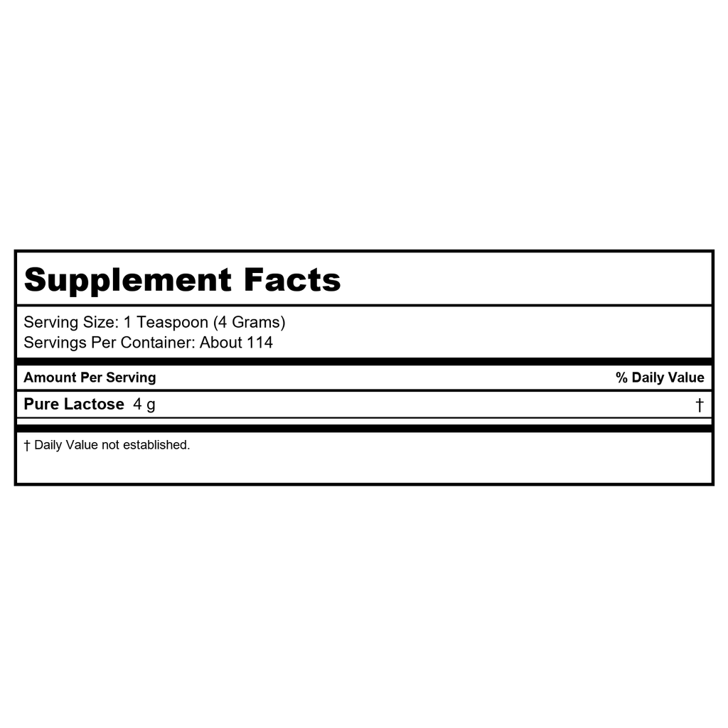 Now Real Food Lactose Powder 1 Pound - 6940 - B0014UEEOS
