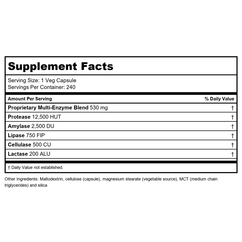Now Foods Plant Enzymes 240 Vcaps - 2967