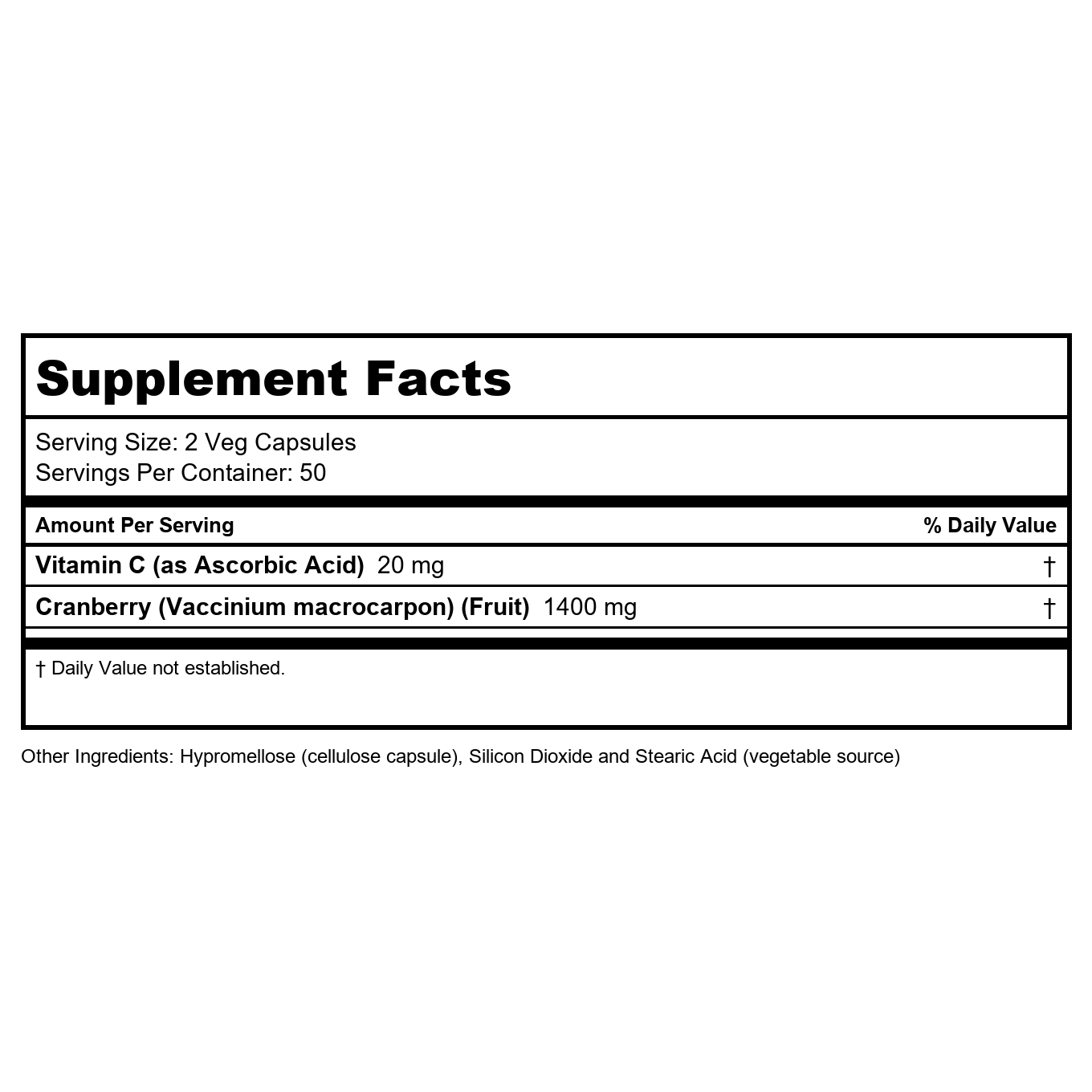 Now Foods Cranberry Caps 100 Vcaps - 3230