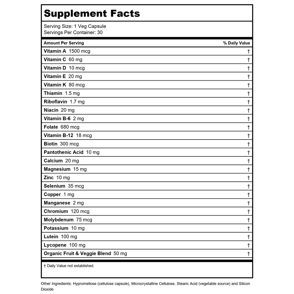 Now Foods Daily Vits 30 Vcaps - 3775