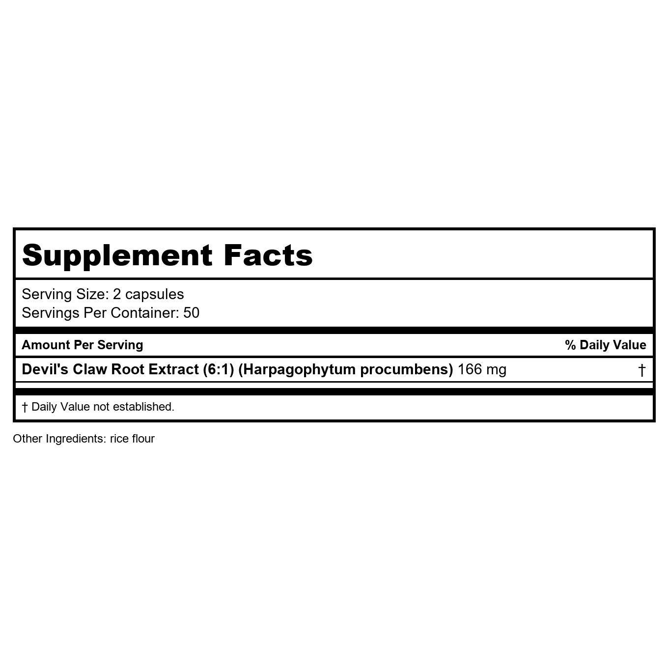 Now Foods Devil's Claw 100 Vcaps - 4650 -