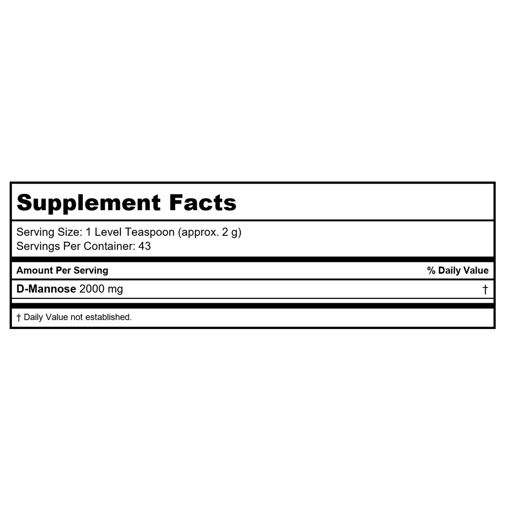 Now Foods D-Mannose Pure Powder 6oz - 2809