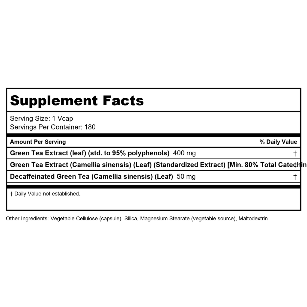 Now Foods EGCg Green Tea Extract 400 mg 180 Vcaps - 4757