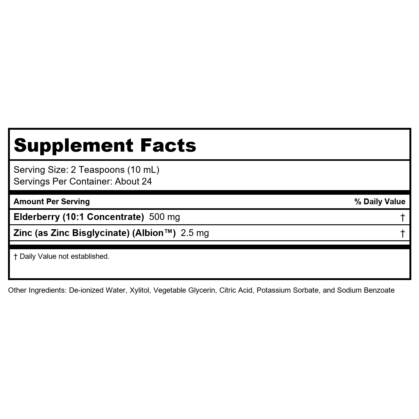Now Foods Elderberry Liquid for Kids 8oz - 4851