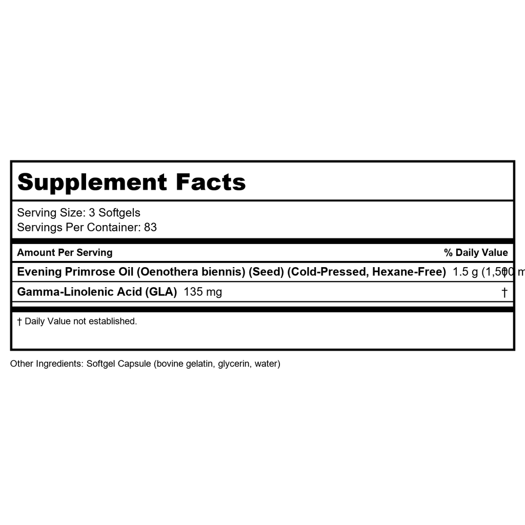 Now Foods Evening Primrose Oil 500 mg 250 Softgels - 1752