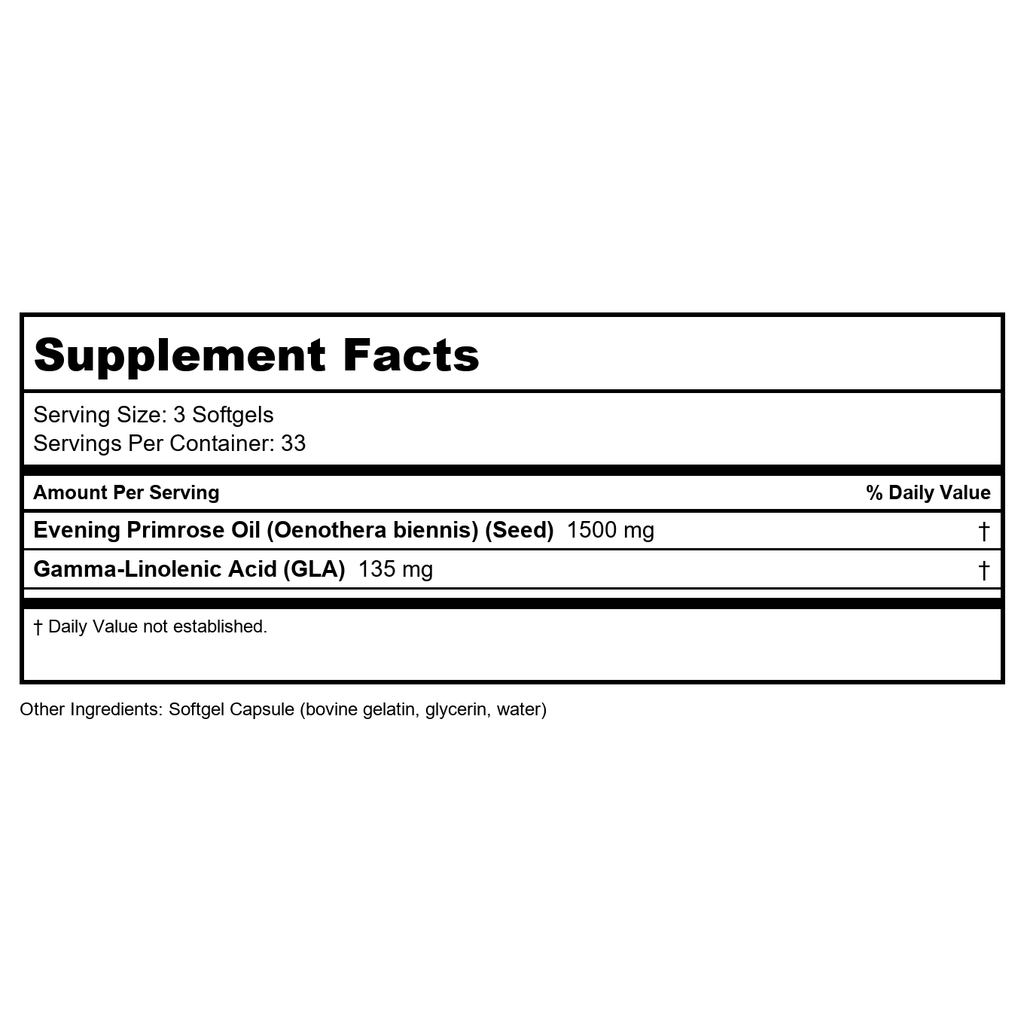 Now Foods Evening Primrose Oil 500 mg 100 Softgels - 1750