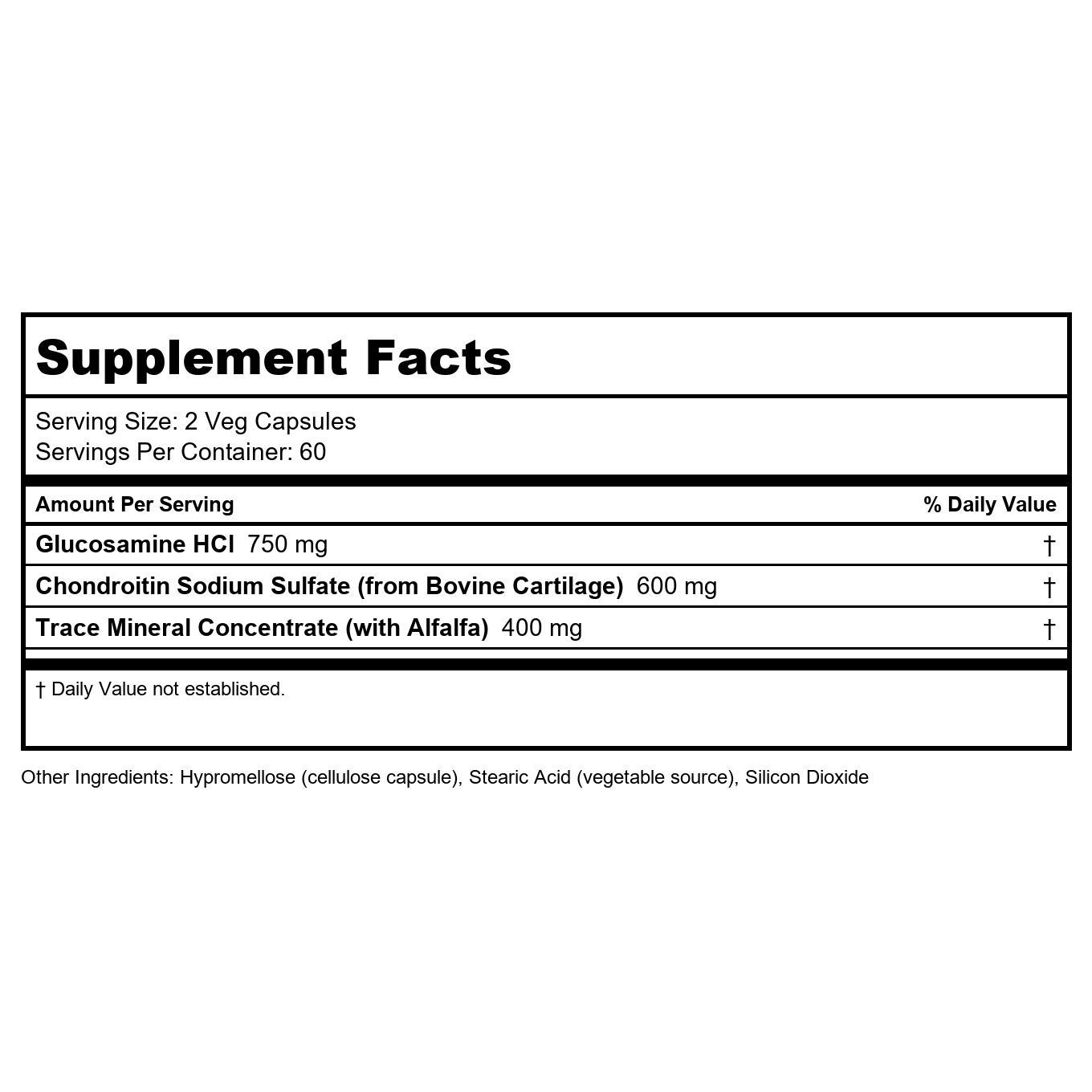 Now Foods Glucosamine & Chondroitin with Trace Minerals 120 Vcaps - 3228