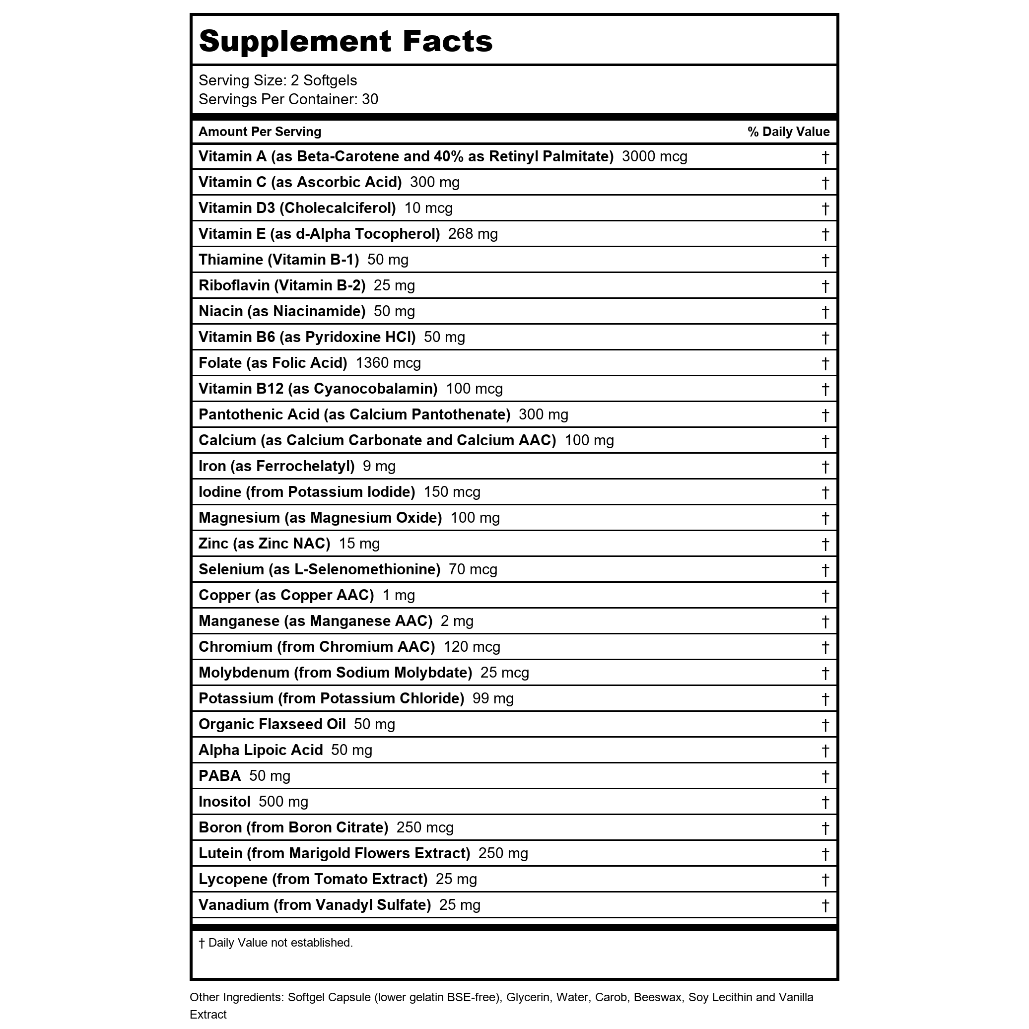 Now Foods Liquid Multi Gels 60 Softgels - 3816