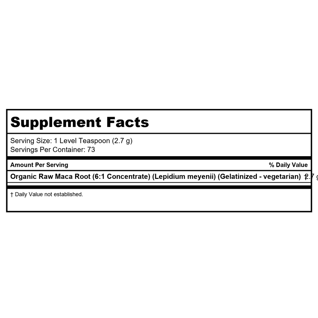Now Foods Maca Pure Powder Organic 7oz - 5035 -