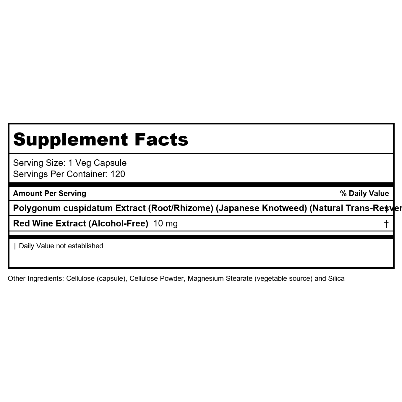 Now Foods Natural Resveratrol 200 mg 120 Vcaps - 3354