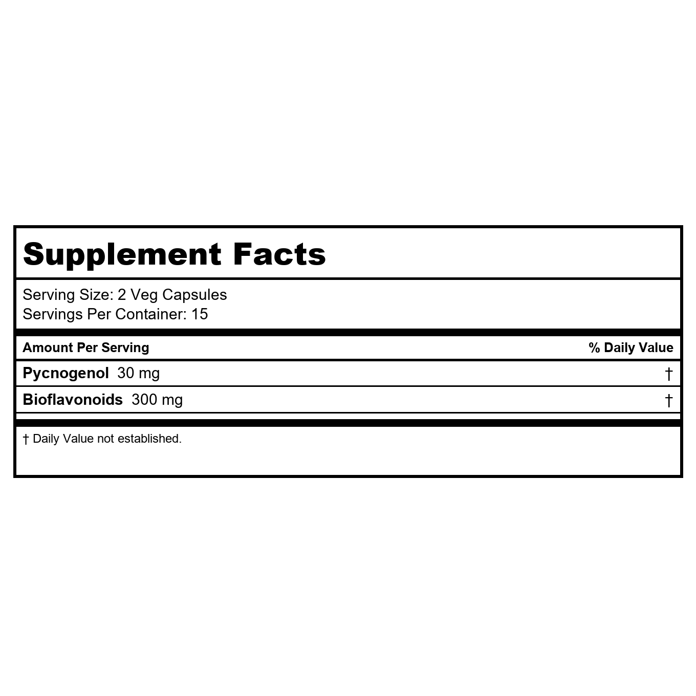 Now Foods Pycnogenol 30mg 30 Vcaps - 3260