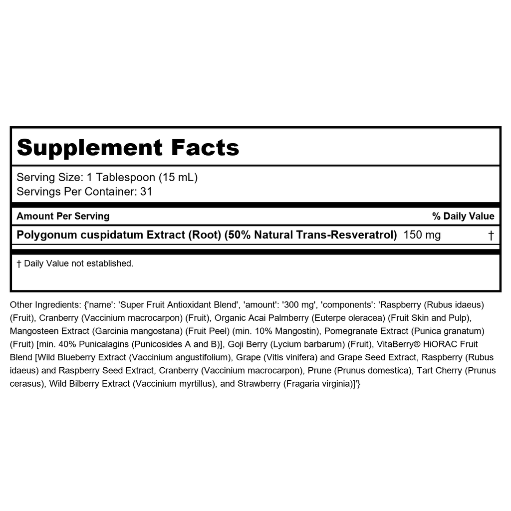 Now Foods Resveratrol Liquid Concentrate 16oz - 3358