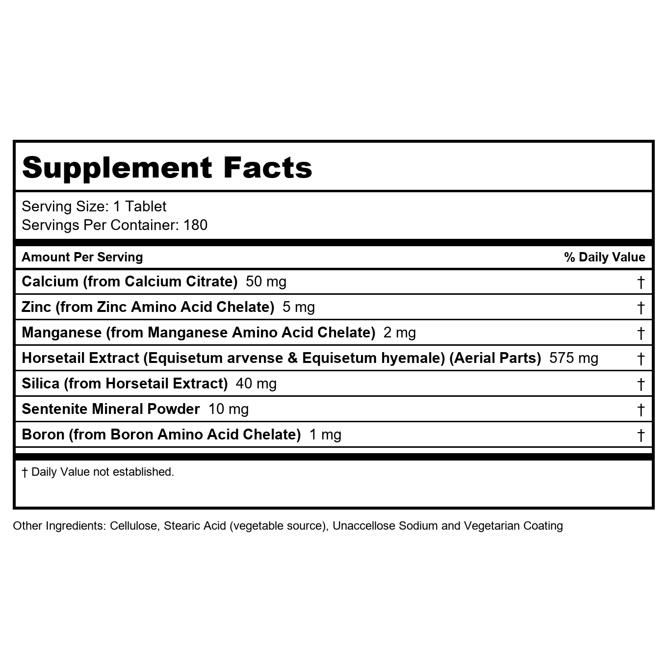 Now Foods Silica Complex 180 Tablets - 1492