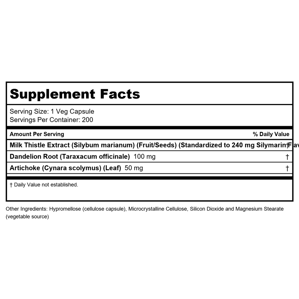 Now Foods Silymarin Double Strength 300 mg 200 Vcaps - 4753