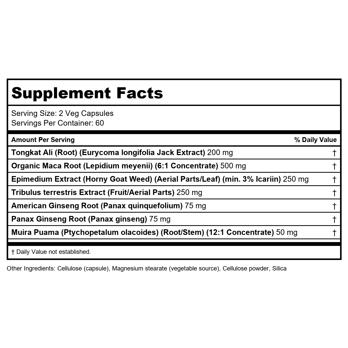 Now Foods TestoJack 200 Extra Strength 120 Vcaps - 2197 -