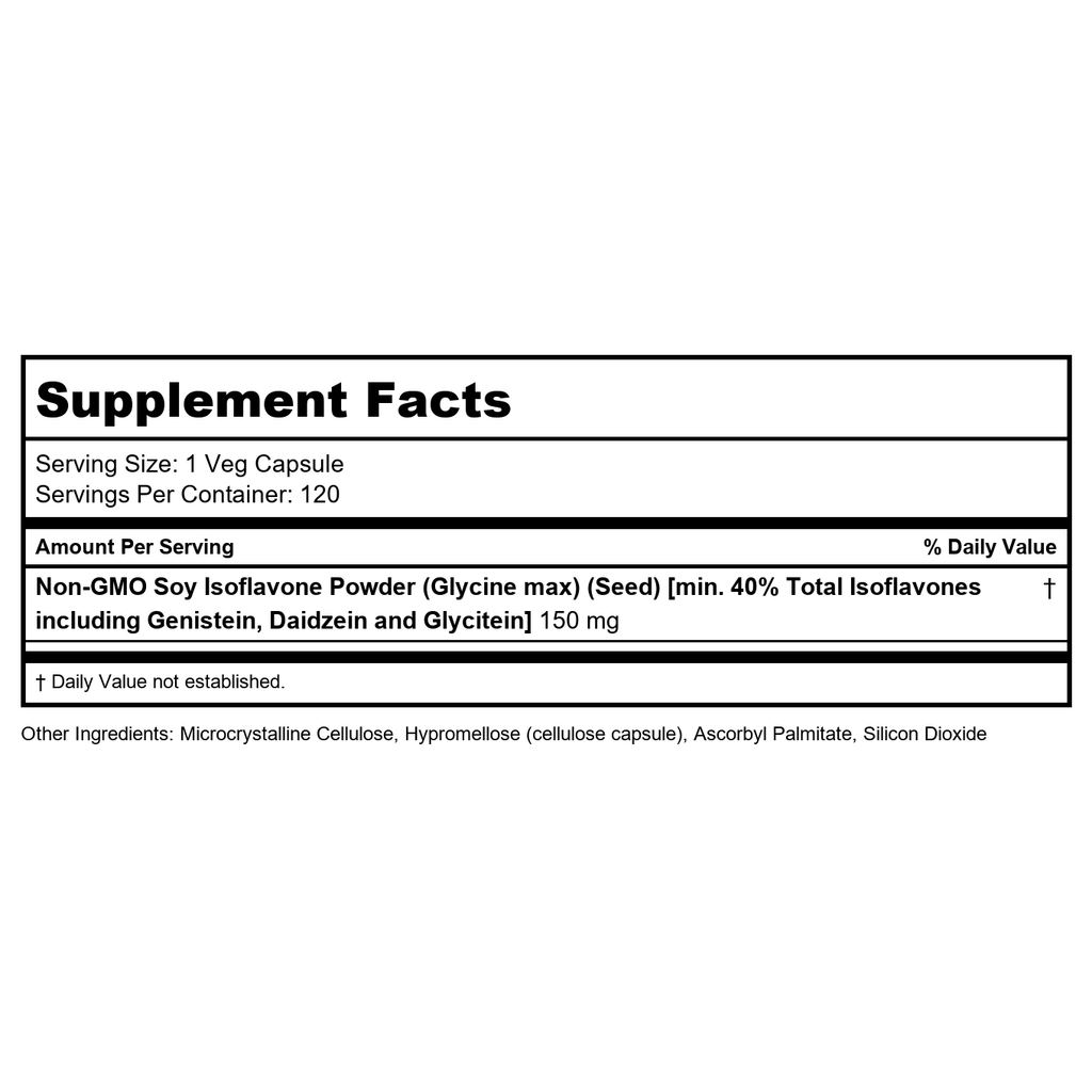 Now Foods Soy Isoflavones 60 mg 120 Vcaps - 3288