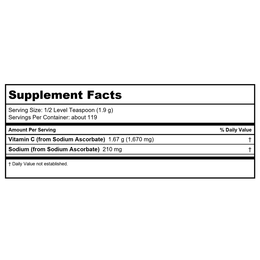 Now Foods Sodium Ascorbate Powder 8oz - 0760