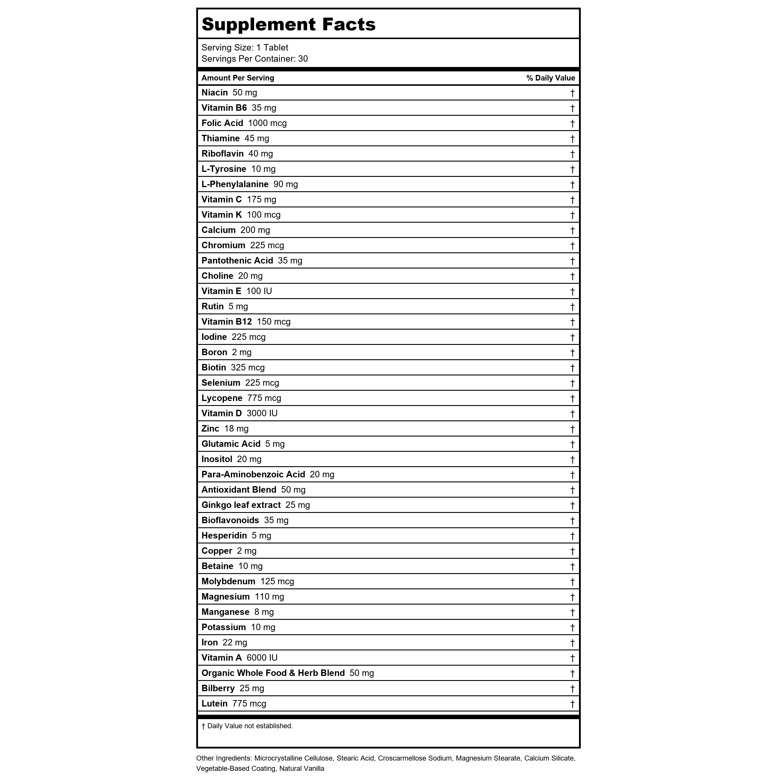 Now Foods Super Nutrition SimplyOne 50+ Women 30 Tablets - SU199