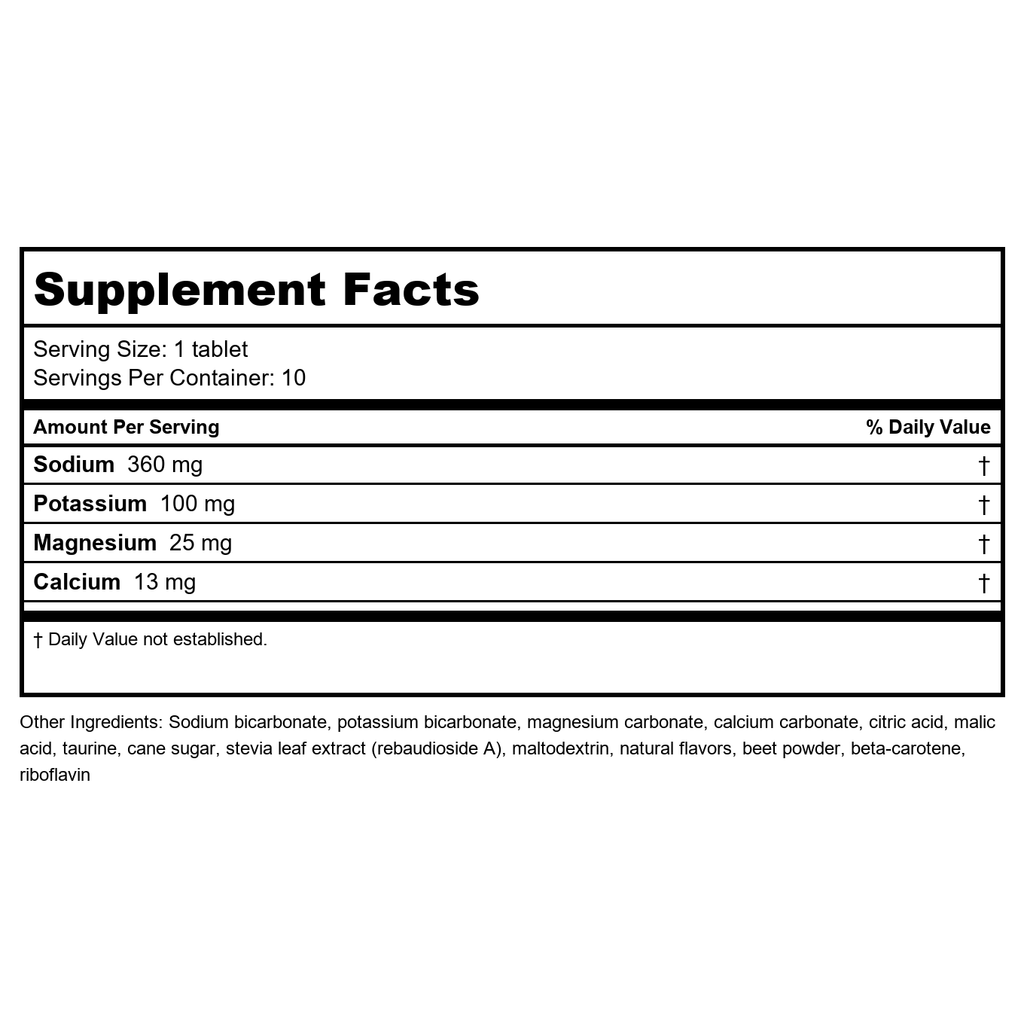 Now Sports Effer-Hydrate Effervescent Mixed Berry 10 Tablets - 2242
