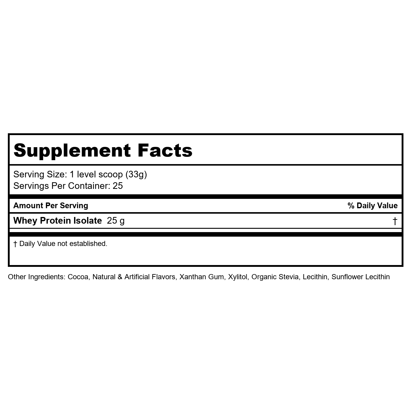 Now Sports Whey Protein Isolate Creamy Chocolate Powder 1.8 Pounds - 2162