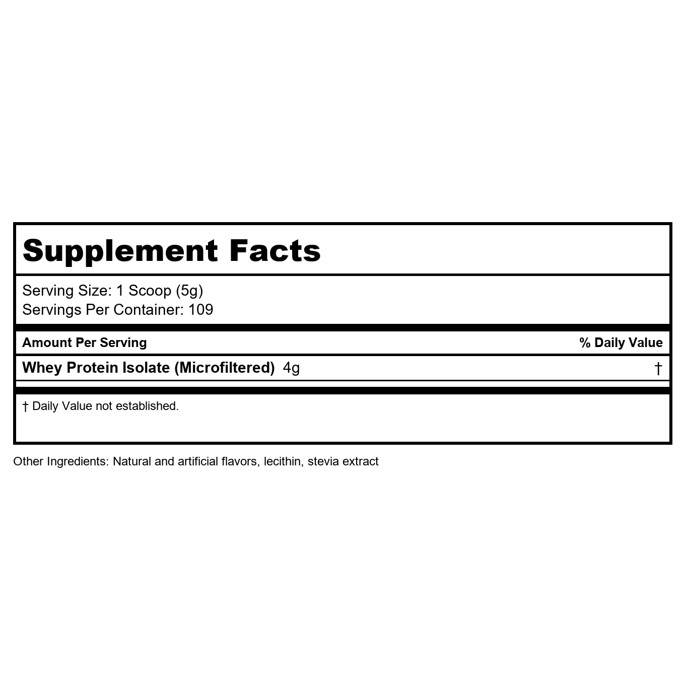 Now Sports Whey Protein Isolate Unflavored Powder 1.2 Pounds - 2172