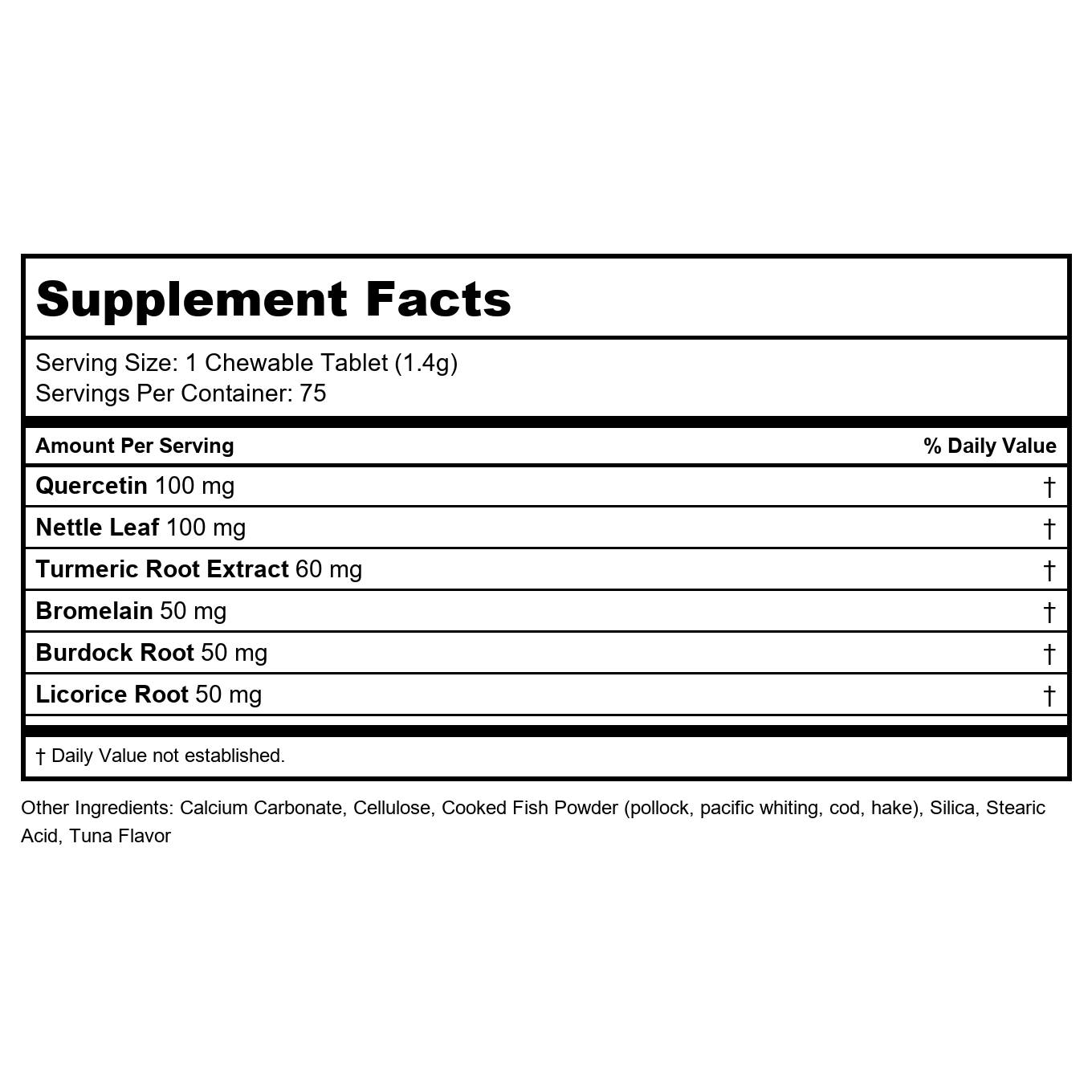 Now Pets Allergy 75 Chewables - 4304