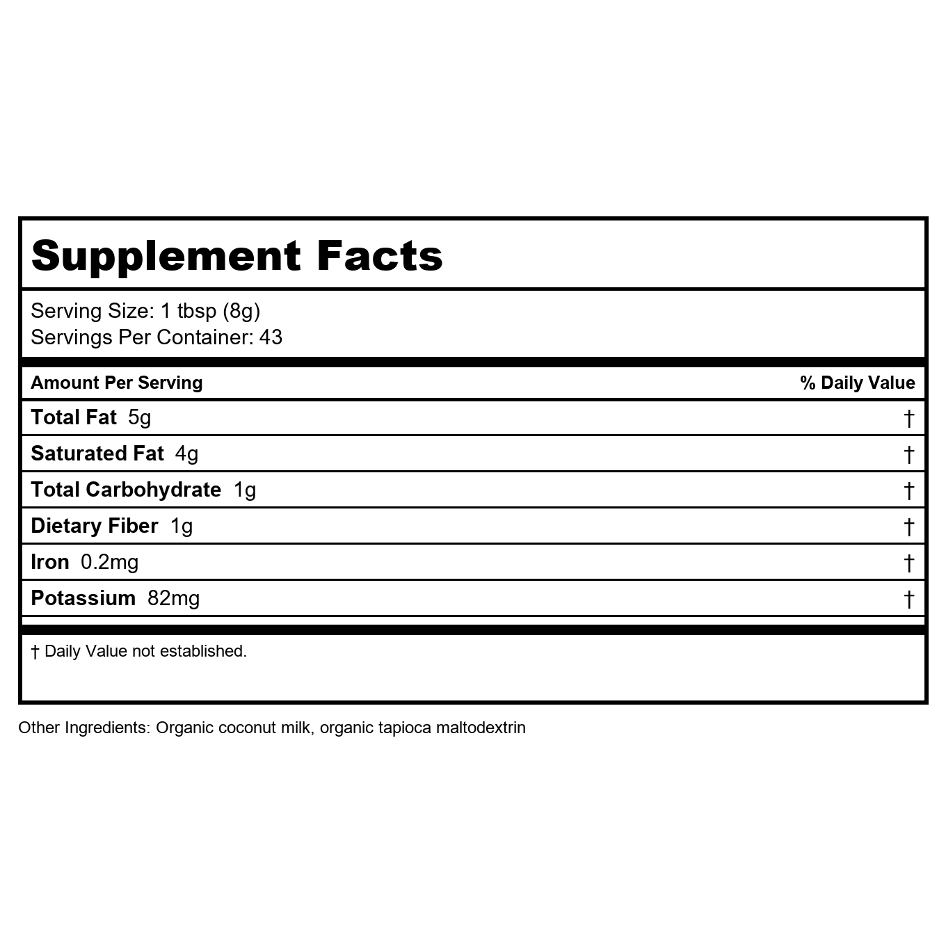 Now Real Food Coconut Milk Organic Powder 12 Oz - 5835