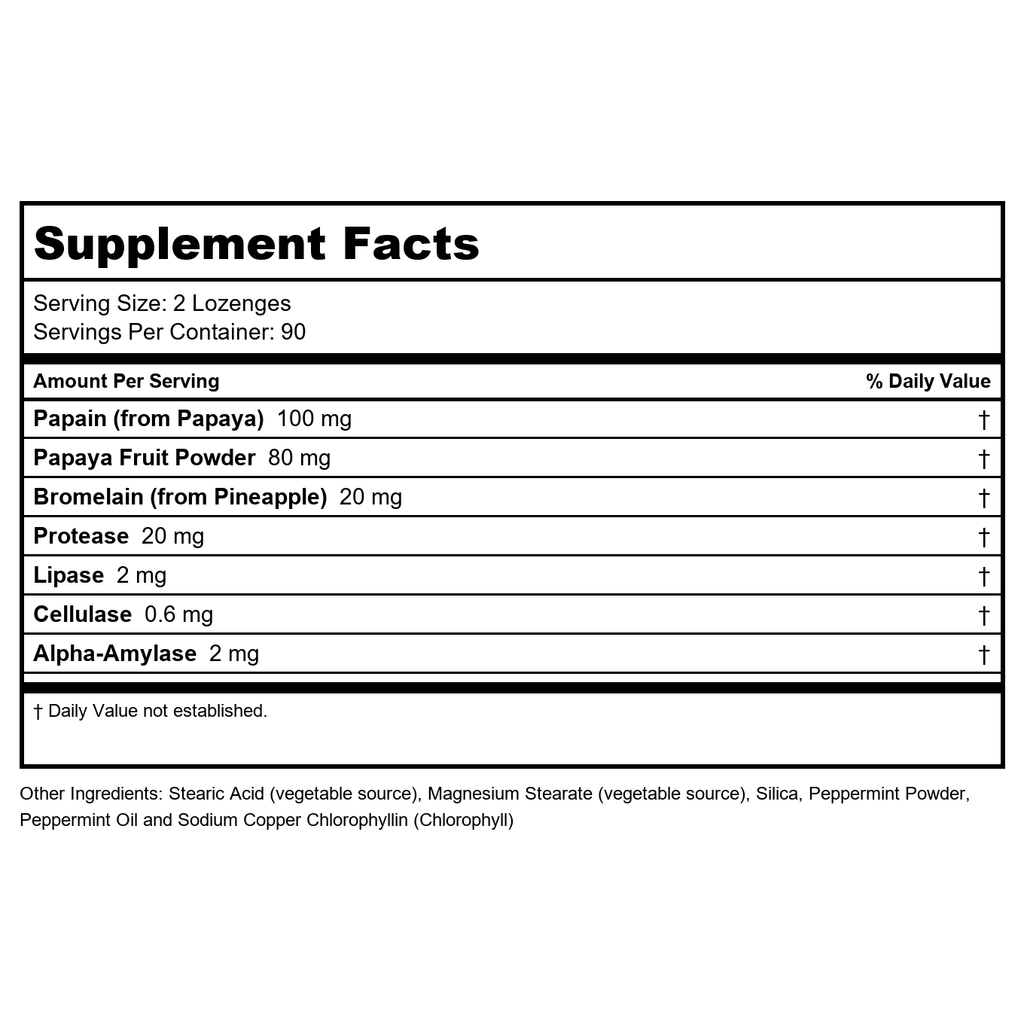 Now Foods Papaya Enzyme 180 Lozenges - 2970