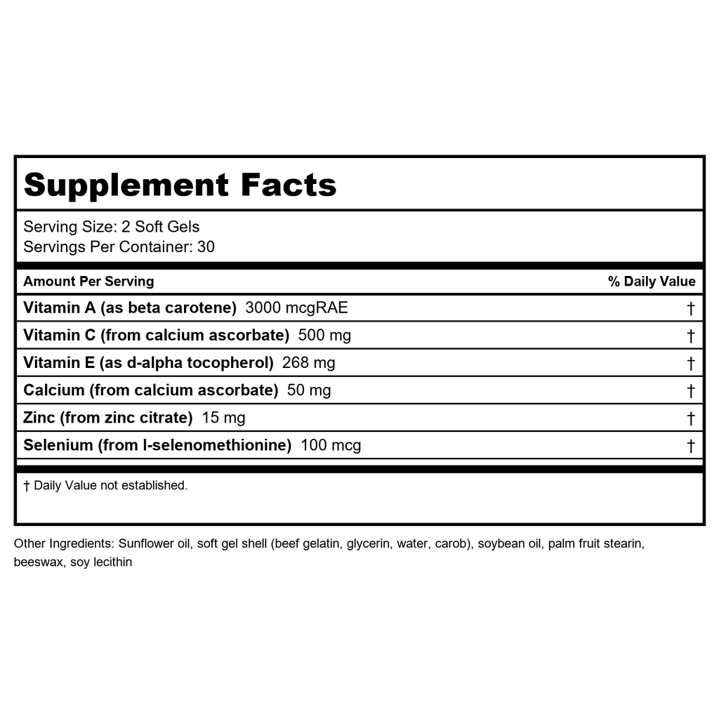 Carlson Lans ACES + Zn 180 Softgels
