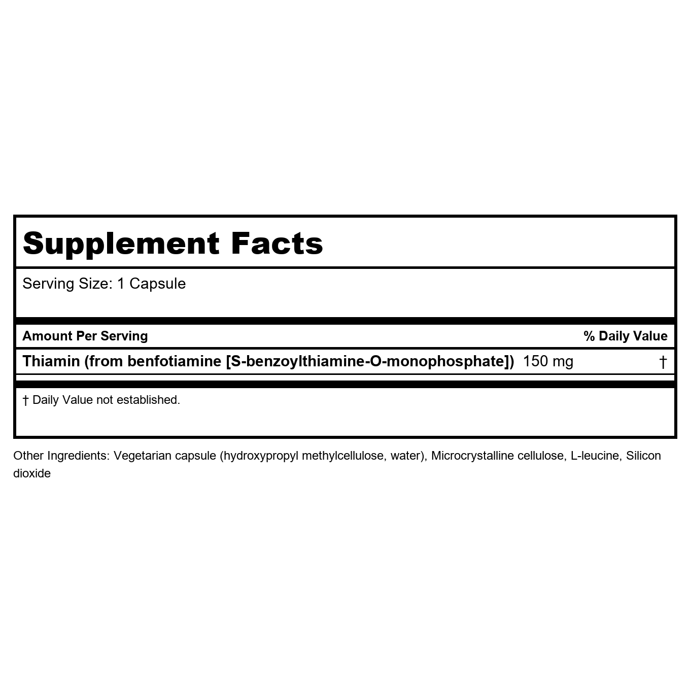 Klaire Labds Benfotiamine 60 Vcaps