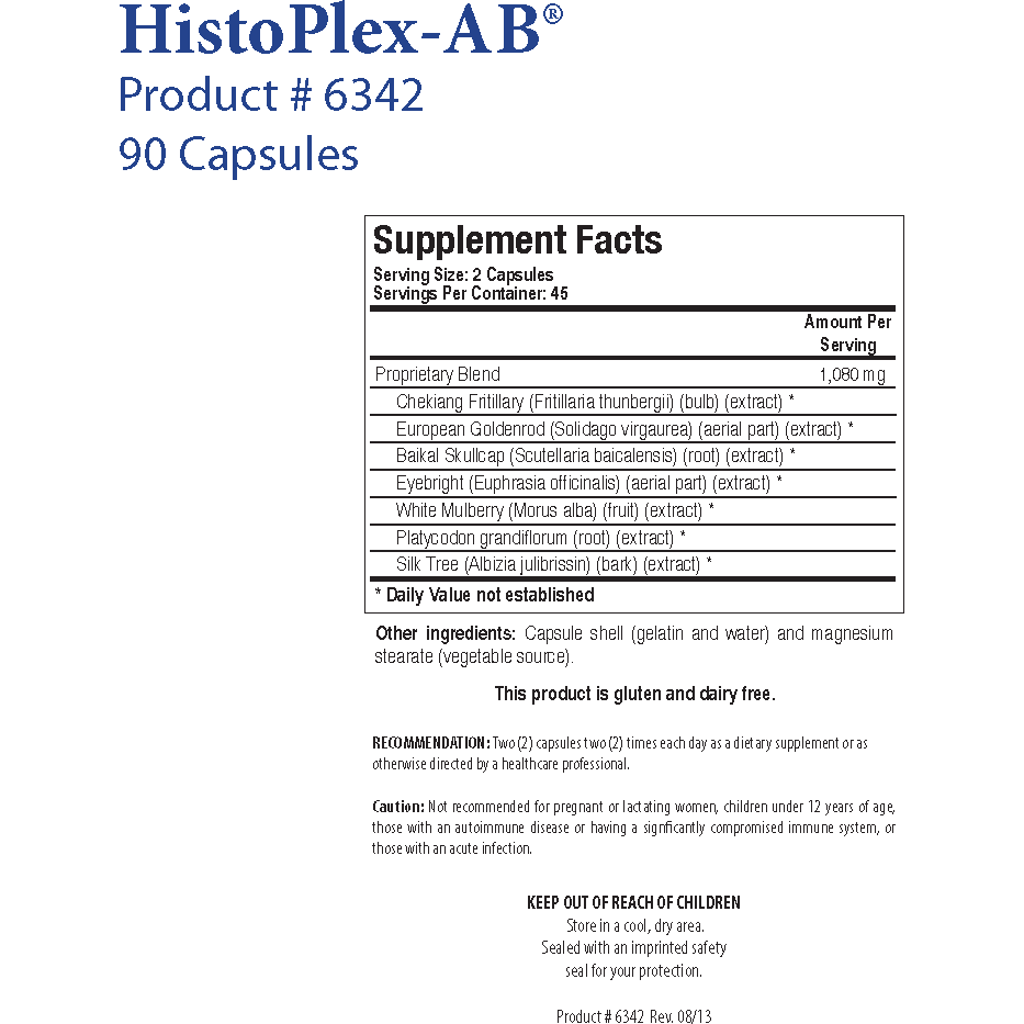 Biotics Research HistoPlex-AB 90 Capsules