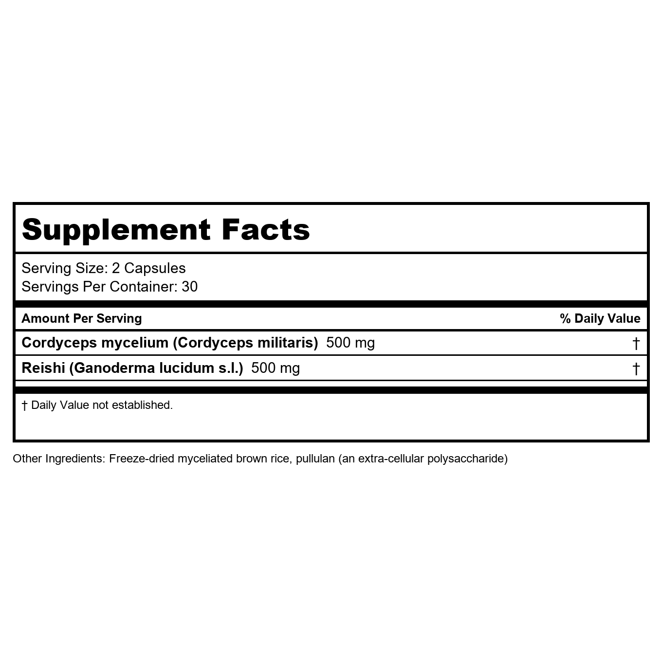 Host Defense Cordyceps Capsules 60 Vcaps