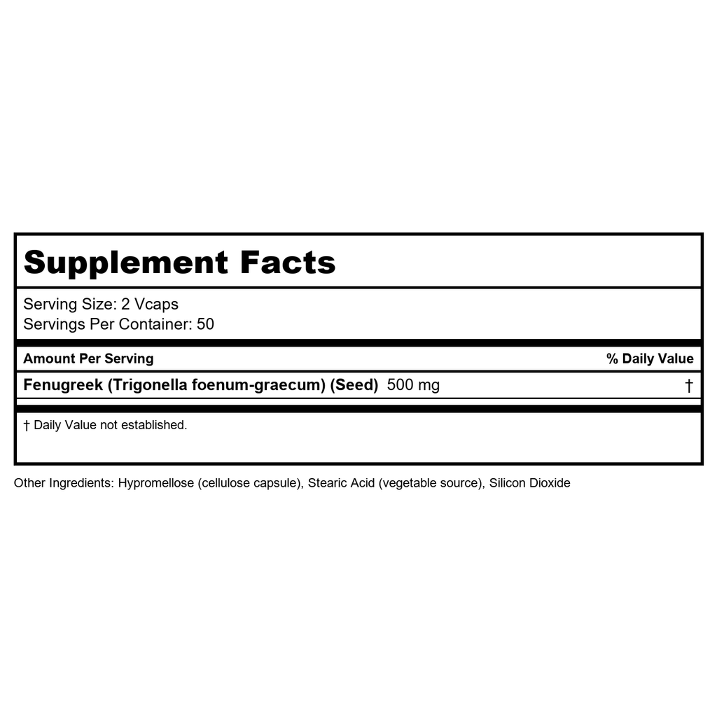 Now Foods Fenugreek 500 mg 100 Vcaps - 4677 - 3 Pack