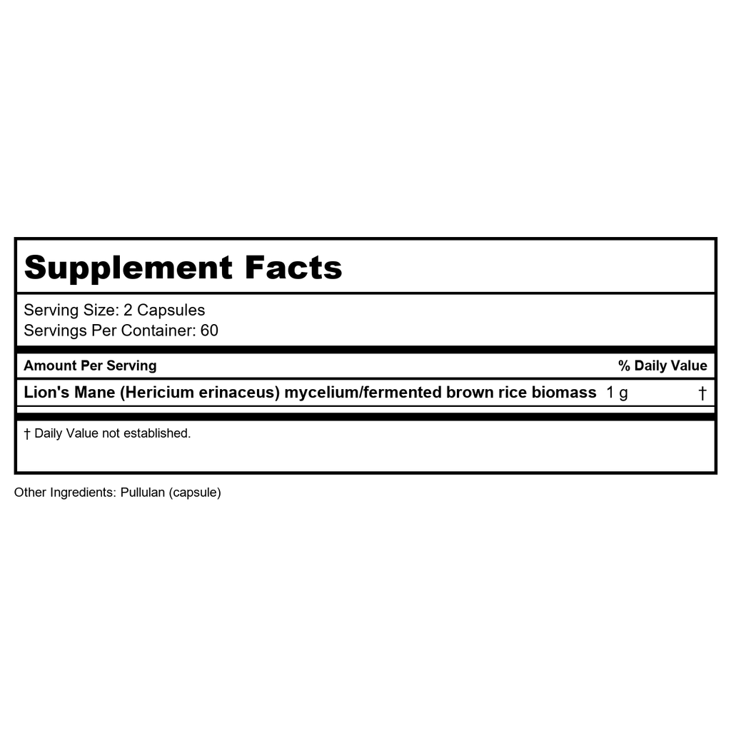 Host Defense Lion's Mane Capsules 120 Vcaps