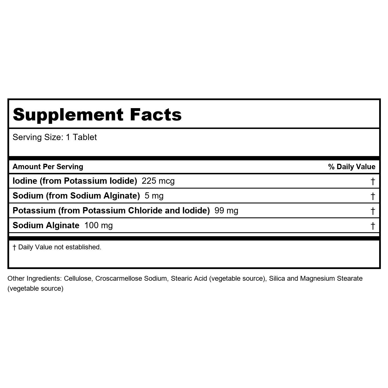 Now Foods Potassium plus Iodine 180 Tablets - 1452 - 2 Pack