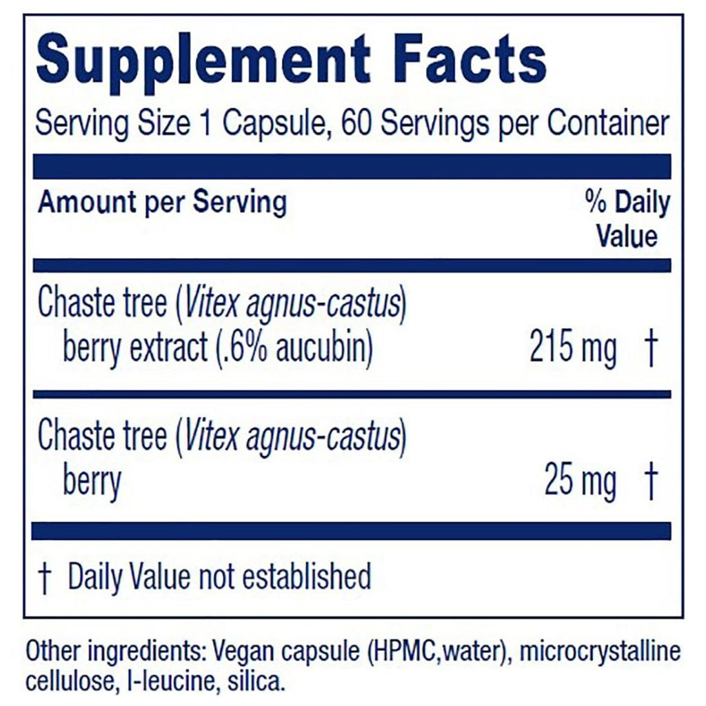 Vitanica Chaste Tree Berry 60 Vcaps
