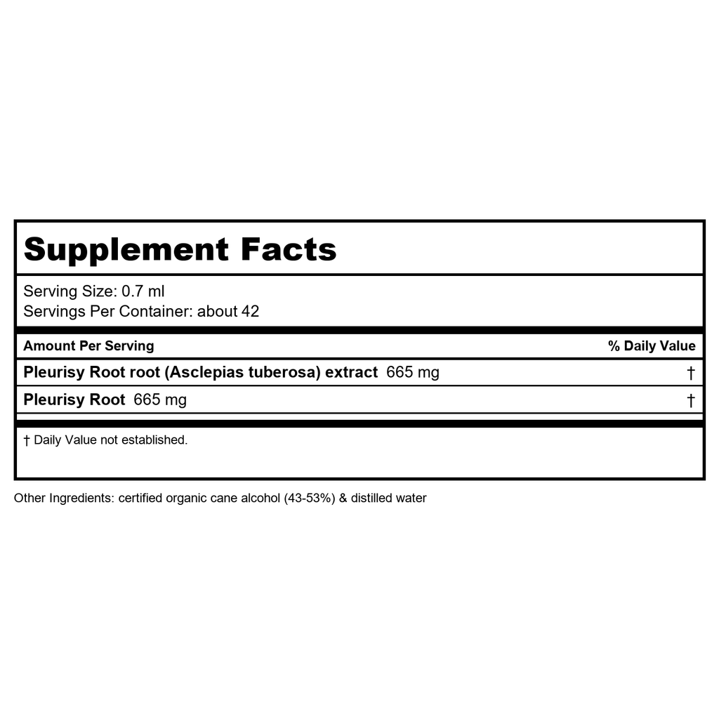 Herb Pharm Pleurisy Root 1oz