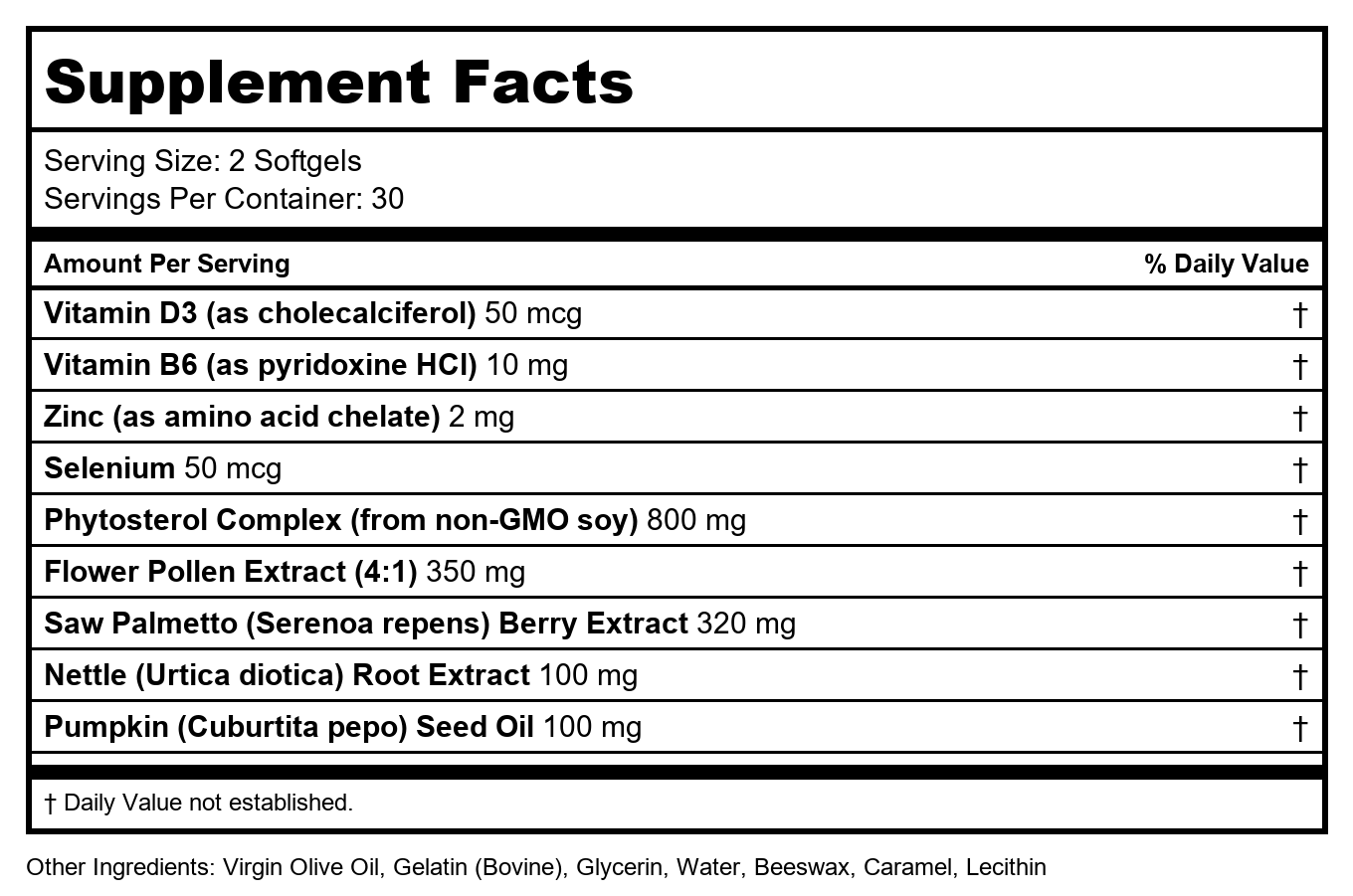 LifeSeasons Pros-T 60 Softgels