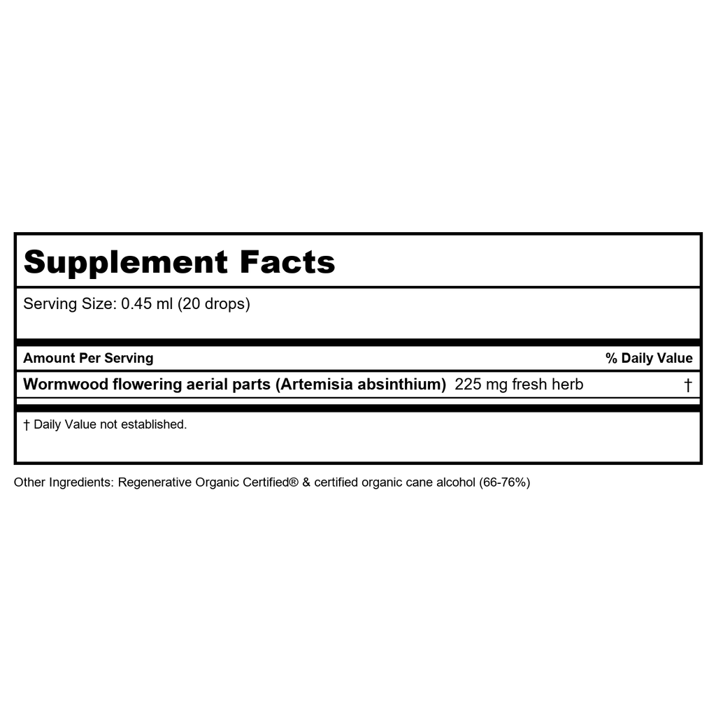 Herb Pharm Wormwood 1oz