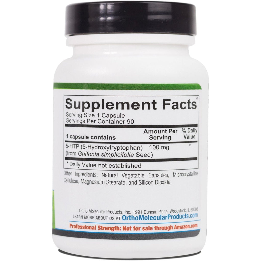 Ortho Molecular 5-HTP 100mg 90 Cap