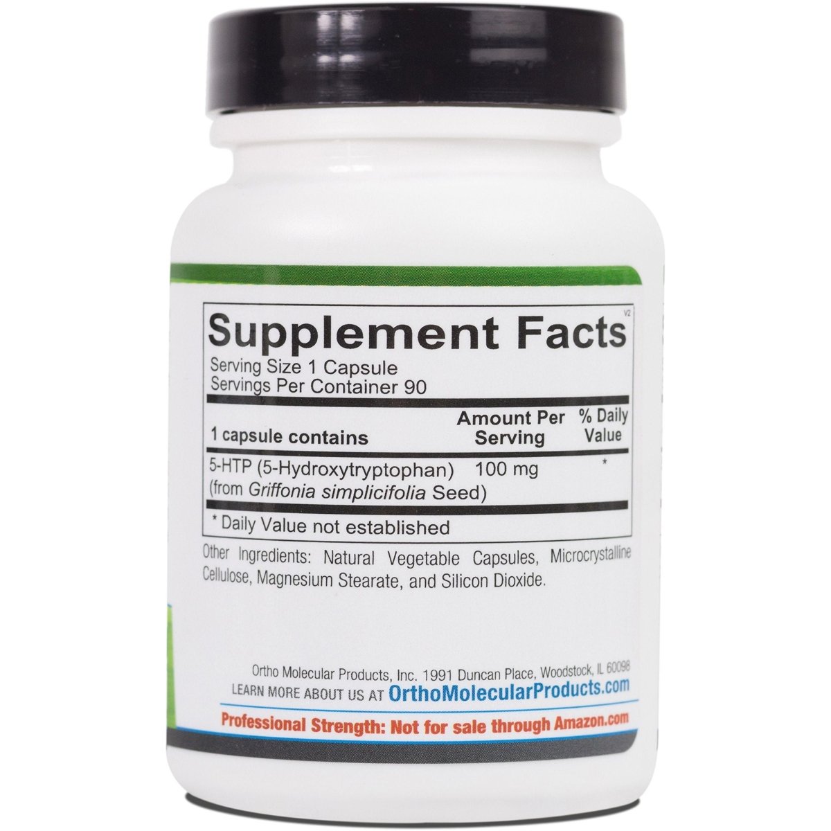 Ortho Molecular 5-HTP 100mg 90 Cap