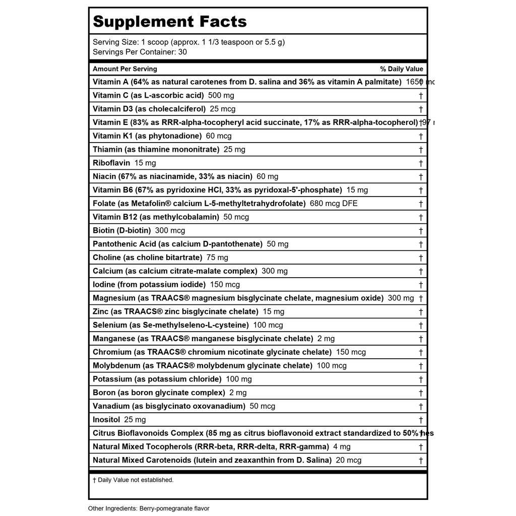 Klaire Labs VitaSpectrum Berry-Pomegranate 5.8 oz