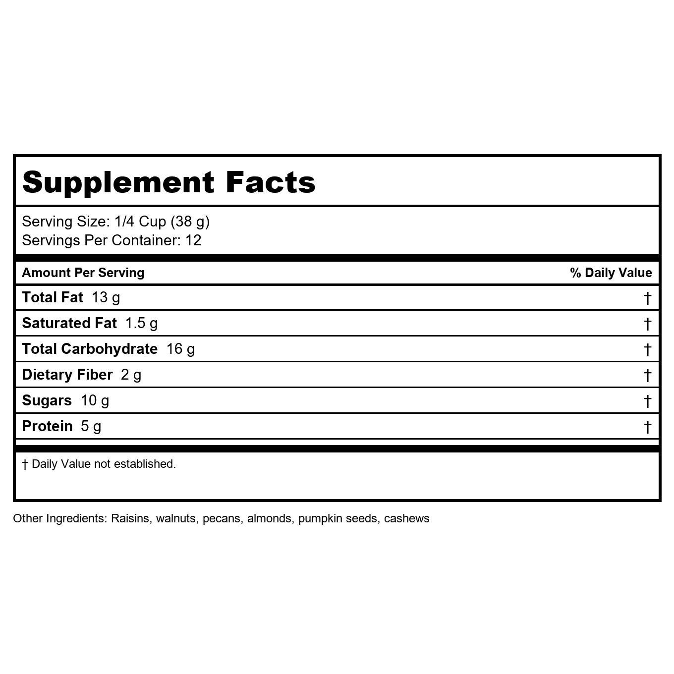 Now Real Food Raw Energy Nut Mix 16oz - 7030 - 4 Pack