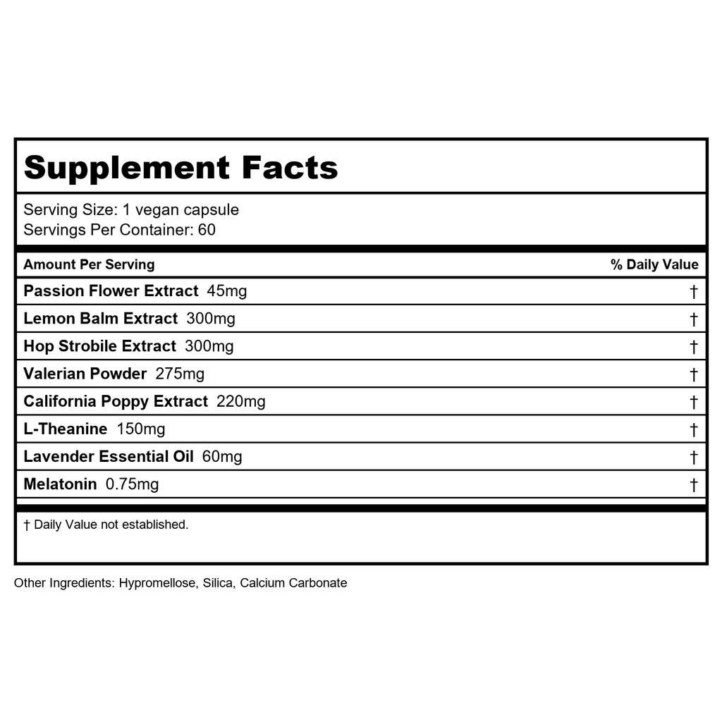 Vital Nutrients Sleep Aide 60 Vcaps