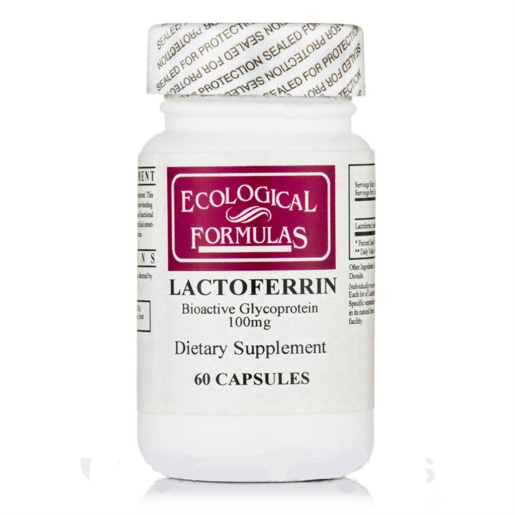 Ecological Formulas Lactoferrin 100 mg 60 Capsules
