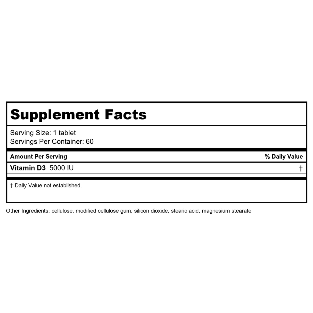Anabolic Laboratories Clinical D3 60 Vtabs