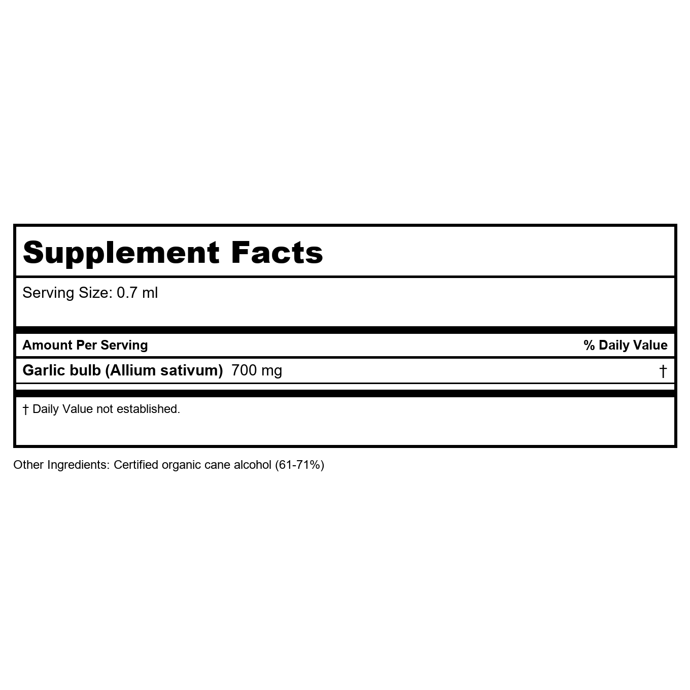 Herb Pharm Garlic 1oz