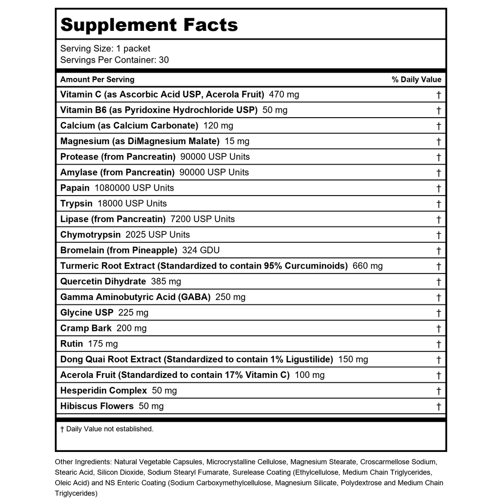 Ortho Molecular Soft Tissue Support Pack 30 Packets