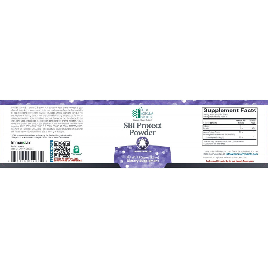 Ortho Molecular SBI Protect Powder 2.6 oz